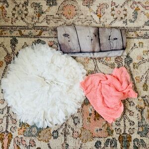 White and Pink Kids Accessory Set